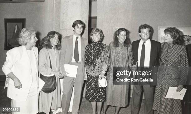 Ethel Kennedy, Cara Kennedy, William Kennedy Smith, Jean Kennedy Smith, Victoria Frances Lawford, Ted Kennedy, Jr. And Patricia Kennedy Lawford