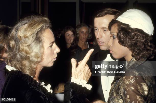 Ethel Kennedy, David Frost and Diahann Carroll