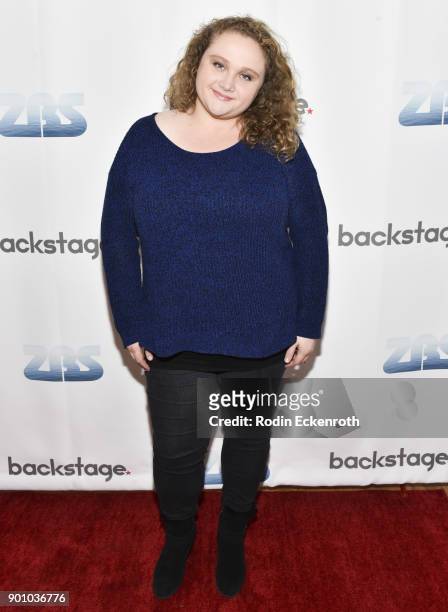 Actress Danielle Macdonald attends ZBS & Backstage Present: The Wonder Women of Hollywood at Zak Barnett Studios on January 3, 2018 in Los Angeles,...