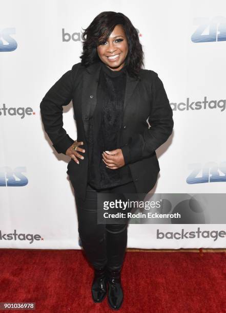 Actress Sandi McCree attends ZBS & Backstage Present: The Wonder Women of Hollywood at Zak Barnett Studios on January 3, 2018 in Los Angeles,...