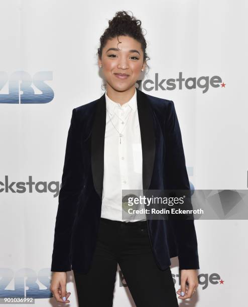 Actress Gabrielle Elyse attends ZBS & Backstage Present: The Wonder Women of Hollywood at Zak Barnett Studios on January 3, 2018 in Los Angeles,...