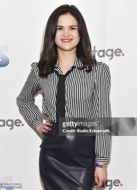 Actress Victoria Moroles attends ZBS & Backstage Present: The Wonder Women of Hollywood at Zak Barnett Studios on January 3, 2018 in Los Angeles,...