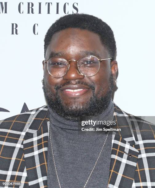Actor Lil Rel Howery attends the 2017 New York Film Critics Awards at TAO Downtown on January 3, 2018 in New York City.