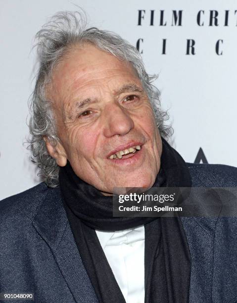 Director Abel Ferrara attends the 2017 New York Film Critics Awards at TAO Downtown on January 3, 2018 in New York City.