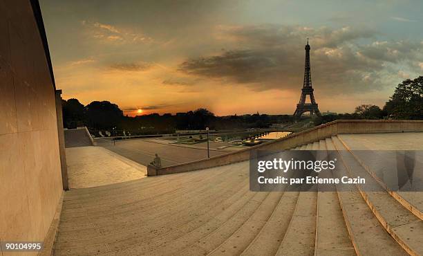 trocadero - quartier du trocadero bildbanksfoton och bilder