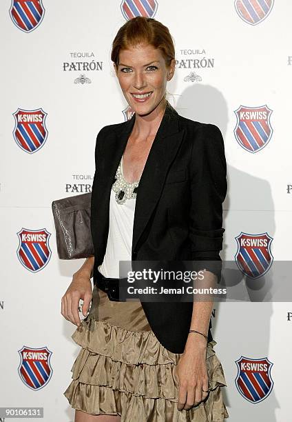 Annabelle Vartanian attends the "Play Nice" runway show and party hosted by K-Swiss to kick off open week fever at Skyline Gallery on August 26, 2009...