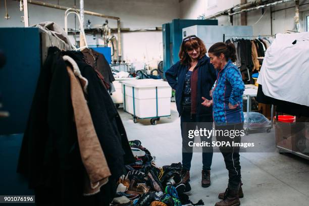 Having their storage inside a working industrial clothes washing facility, things sometimes are moved around the place and need to be sorted out and...