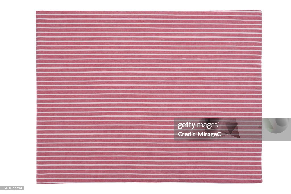 Stripy Placemat on White