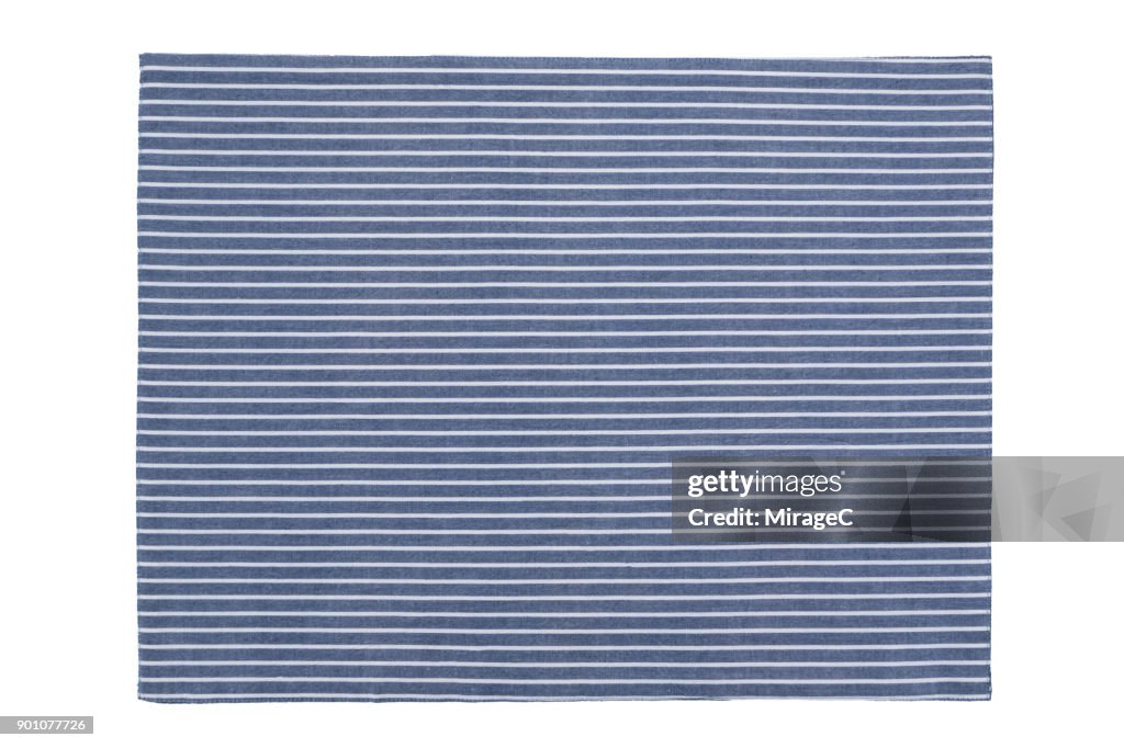 Stripy Placemat on White