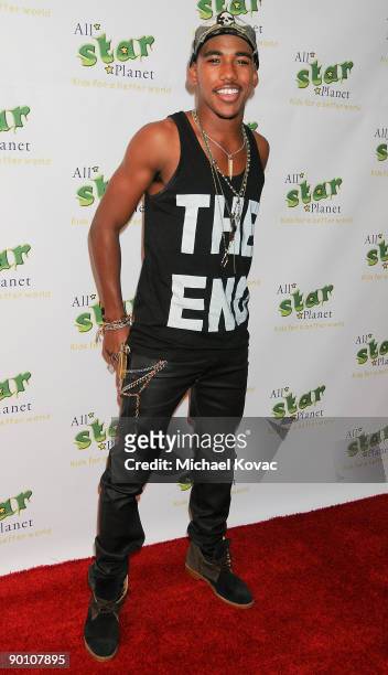 Actor Brandon Smith arrives at the All Star Planet Finals and Gala Celebration at the LAX Marriott Hotel on August 26, 2009 in Los Angeles,...