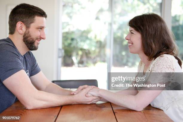 John Duberstein and Lucy Kalanithi in San Mateo, Ca. On December 30, 2017.