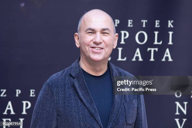 Movie director Ferzan Ozpetek during photocall of the Italian film "Napoli Velata".