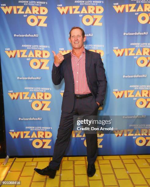 Todd McKenney attends The Wizard of Oz Sydney Premiere at Capitol Theatre on January 4, 2018 in Sydney, Australia.