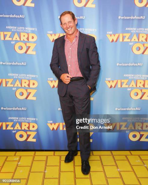 Todd McKenney attends The Wizard of Oz Sydney Premiere at Capitol Theatre on January 4, 2018 in Sydney, Australia.