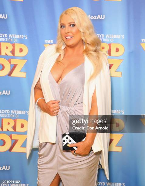 Mel Greig attends The Wizard of Oz Sydney Premiere at Capitol Theatre on January 4, 2018 in Sydney, Australia.