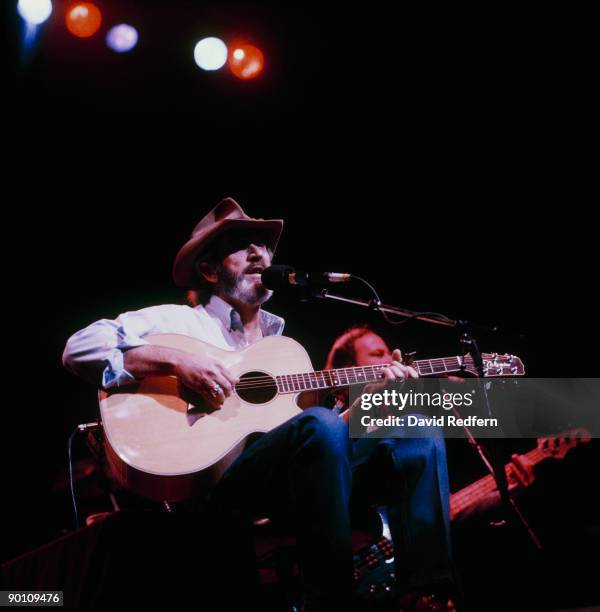Don Williams performs on stage in 1989.