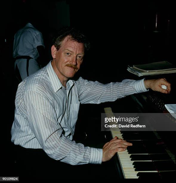 British jazz pianist John Taylor circa 1980.