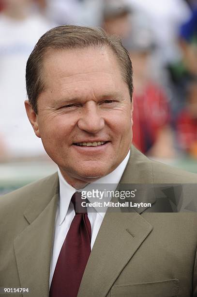 Sports agent Scott Boras looks on before a baseball game between the Washington Nationals and the Milwaukee Brewers on August 21, 2009 at Nationals...