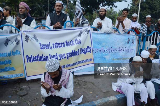 Jamiat- e-Ulama organised protest against Trump's aggression on Palestine. They demand an immediate withdrawal of the declaration that Jerusalem is...