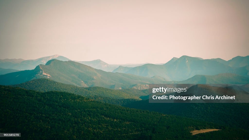 Blue by the mountains
