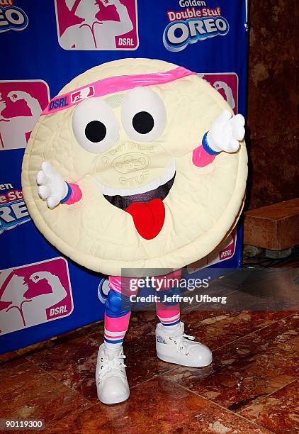 Atmosphere at Trump towers while Donald Trump announces the intent to purchase the Oreo Double Stuff Racing League>> at Trump Tower on August 27,...