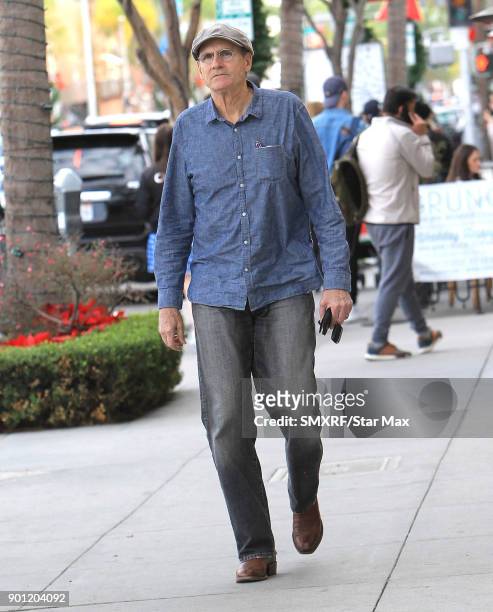 Singer James Taylor is seen on January 3, 2018 in Los Angeles, CA.