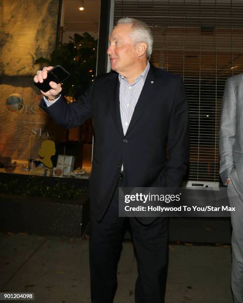 Lorne Michaels is seen on January 3, 2018 in Los Angeles, CA.