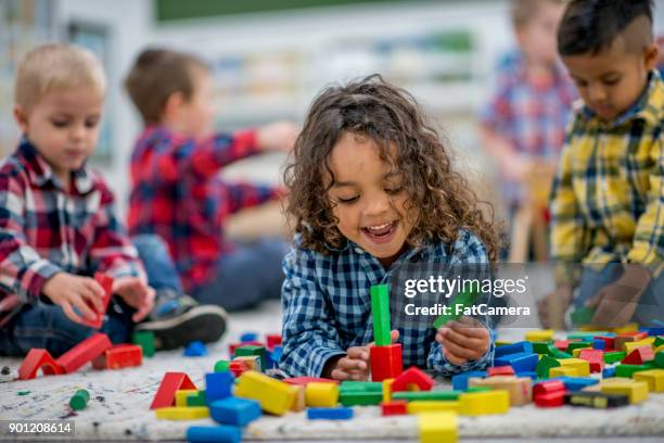 playtime for kids - preschool children stock pictures, royalty-free photos & images