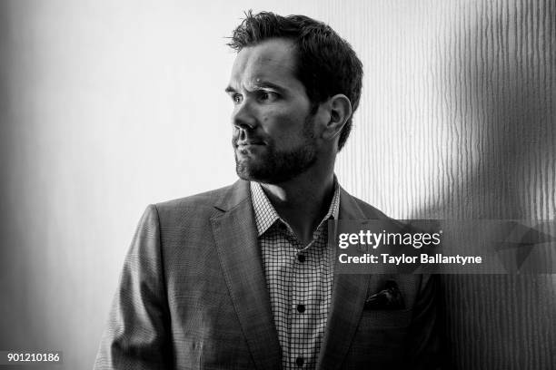 Closeup portrait of former USC player Matt Leinart before induction ceremony at New York Hilton Midtown. New York, NY 12/5/2017 CREDIT: Taylor...