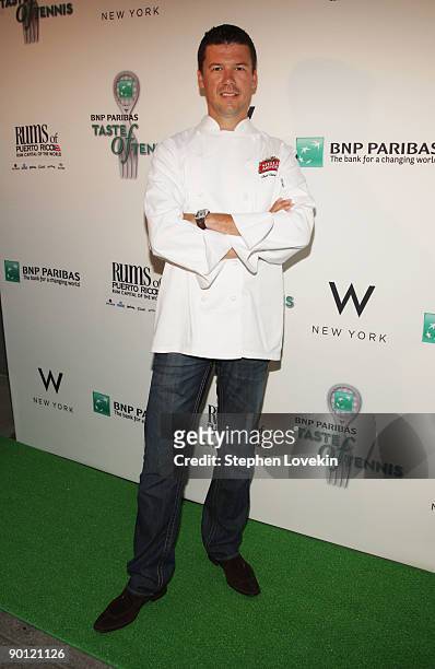 Chef Bart Vandaele attends the 10th annual BNP Paribas Taste of Tennis at W New York on August 27, 2009 in New York City.