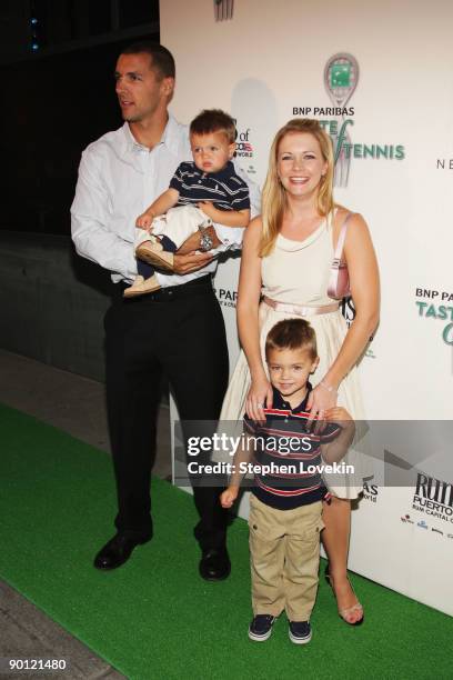 Actress Melissa Joan Hart , husband Mark Wilkerson and sons Mason Walter Wilkerson and Braydon Hart Wilkerson attend the 10th annual BNP Paribas...