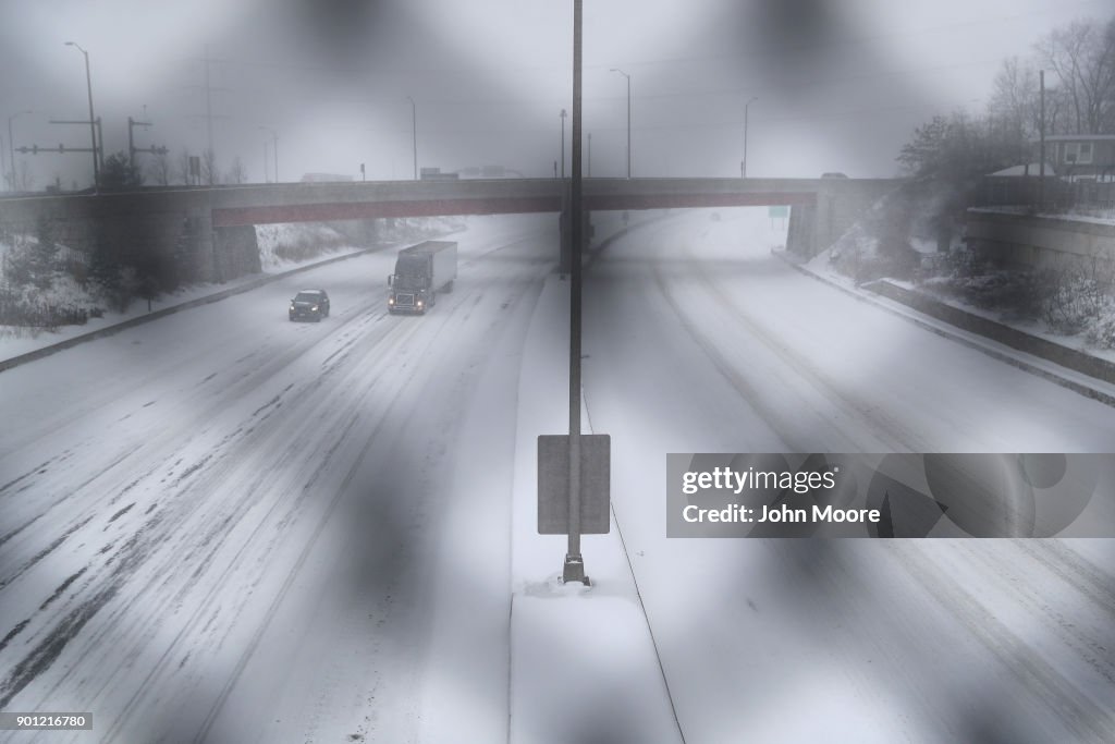 Massive Winter Storm Brings Snow And Heavy Winds Across Large Swath Of Eastern Seaboard