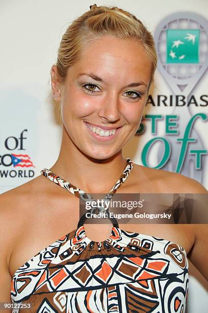 Sabine Lisicki attends the 10th Annual BNP Paribas Taste of Tennis at the W Hotel on August 27, 2009 in New York City.