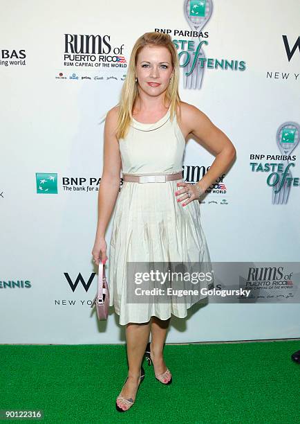 Melissa Joan Hart attends the 10th Annual BNP Paribas Taste of Tennis at the W Hotel on August 27, 2009 in New York City.