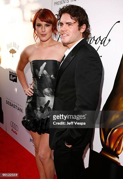 Actress Rumer Willis and actor Micah Alberti arrive at Hollywood Life's 11th Annual Young Hollywood Awards held at The Eli and Edythe Broad Stage on...