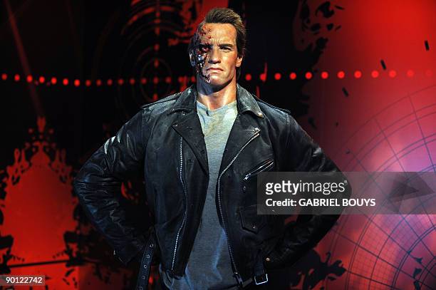 An Arnold Schwarzenegger wax figure is seen at Madame Tussauds in Hollywood, California, on August 27, 2009. Marie Tussaud, born Anna Maria Grosholtz...