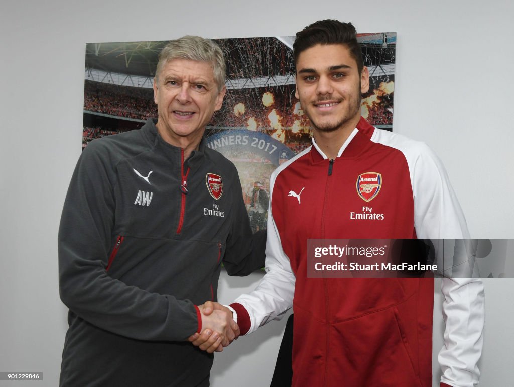 Arsenal Unveil New Signing Konstantinos Mavropanos