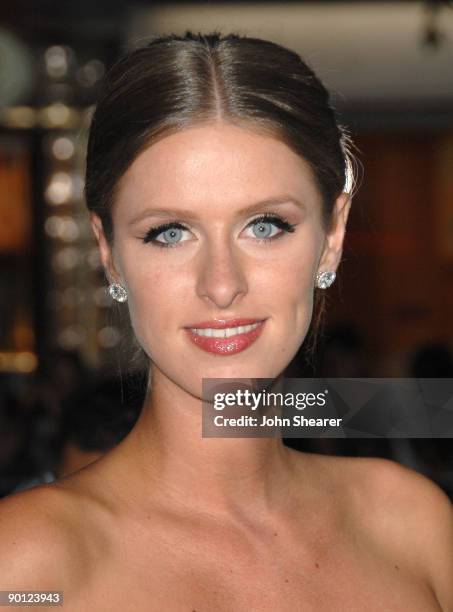 Designer Nicky Hilton arrives at the Los Angeles premiere of "The Final Destination" at the Mann Village Theatre on August 27, 2009 in Westwood, Los...