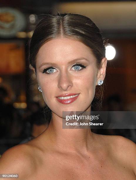 Designer Nicky Hilton arrives at the Los Angeles premiere of "The Final Destination" at the Mann Village Theatre on August 27, 2009 in Westwood, Los...