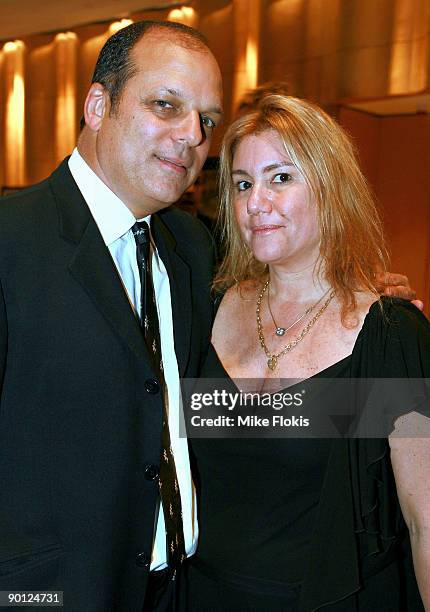 Fashion Designer Charlie Brown and husband Danny Aviden attend the Sugar Ray Leonard "A Little Bit of Sugar" event at the Westin Hotel on August 28,...