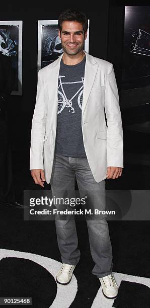 Actor Jordi Vilasuso attends "The Final Destination" film premiere at the Mann Village Theatre on August 27, 2009 in Los Angeles, California.