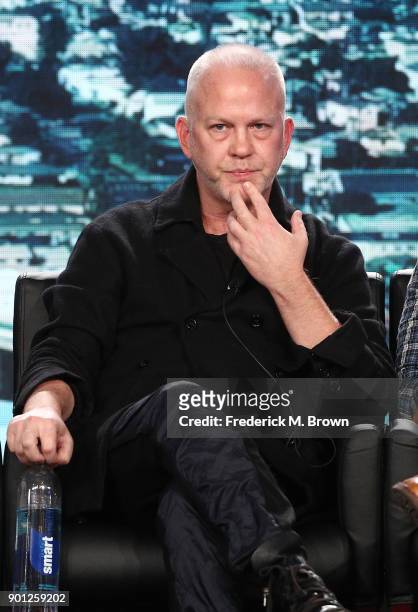 Show creator/showrunner/writer/director/executive producer Ryan Murphy of the television show 9-1-1 speaks onstage during the FOX portion of the 2018...