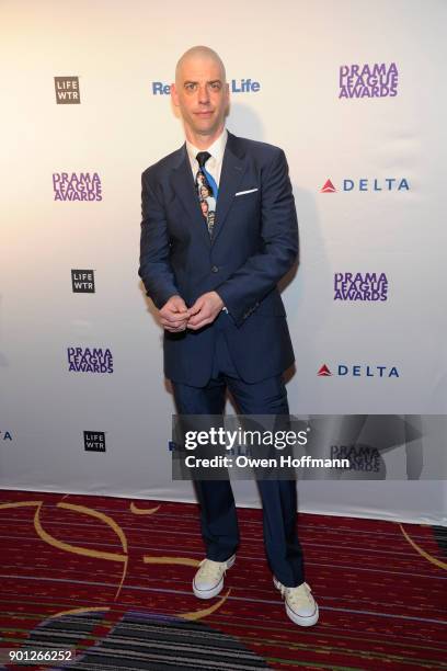 Christian Borle attends 83rd Annual Drama League Awards at Marriott Marquis on May 19, 2017 in New York City.