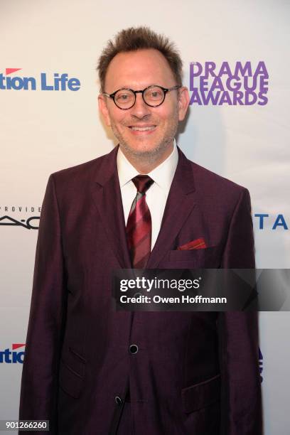 Michael Emerson attends 83rd Annual Drama League Awards at Marriott Marquis on May 19, 2017 in New York City.