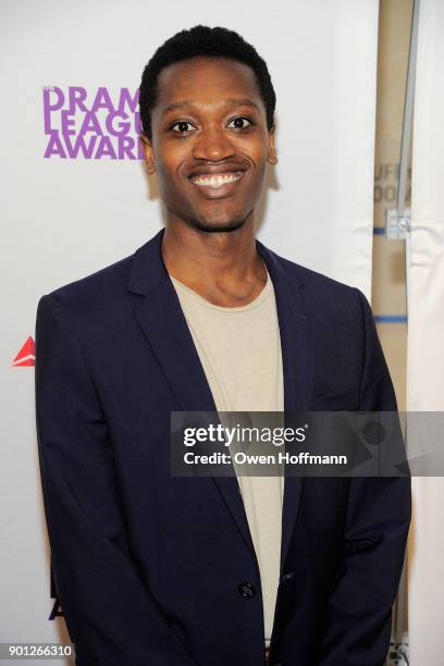 Ato Blankson-Wood attends 83rd Annual Drama League Awards at Marriott Marquis on May 19, 2017 in New York City.