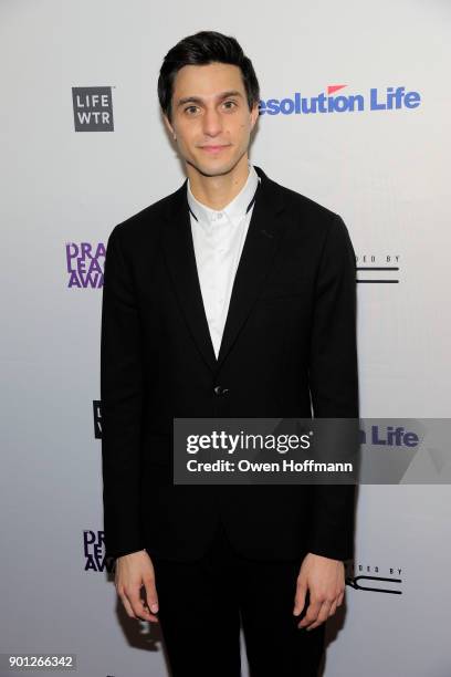 Gideon Glick attends 83rd Annual Drama League Awards at Marriott Marquis on May 19, 2017 in New York City.