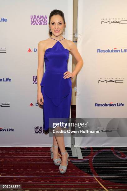 Laura Osnes attends 83rd Annual Drama League Awards at Marriott Marquis on May 19, 2017 in New York City.