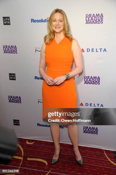Laura Linney attends 83rd Annual Drama League Awards at Marriott Marquis on May 19, 2017 in New York City.