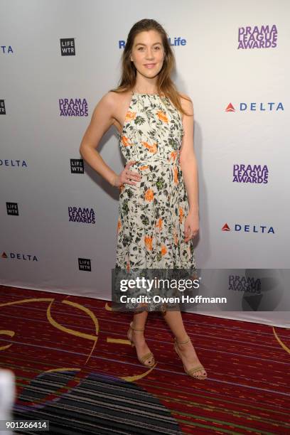 Tedra Millan attends 83rd Annual Drama League Awards at Marriott Marquis on May 19, 2017 in New York City.