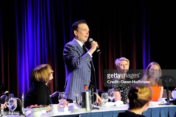 Jefferson Mays speaks at the 83rd Annual Drama League Awards at Marriott Marquis on May 19, 2017 in New York City.